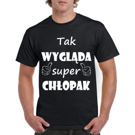 Tak wygląda super chłopak - Koszulka na dzień chłopaka