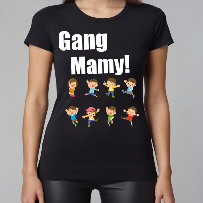 Gang mamy - koszulka damska
