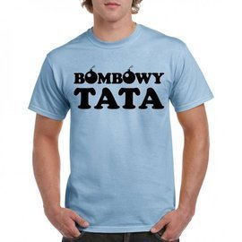 Bombowy tata - koszulka męska