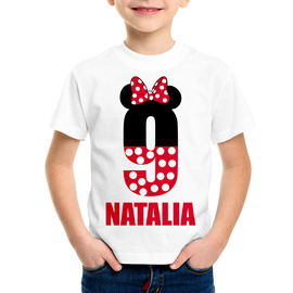 Koszulka na dziewiąte urodziny minnie
