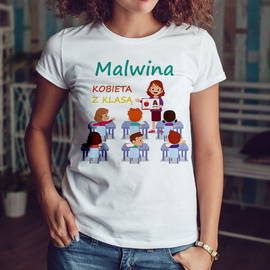 Kobieta z klasą - koszulka damska