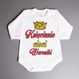 Księciunio cioci (imię) - body niemowlęce