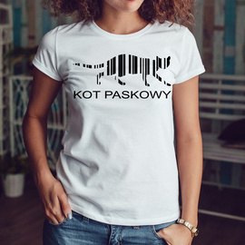 Kot paskowy - koszulka damska