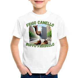 Frigo camello buffo fardello - koszulka dziecięca - Italian Brainrot