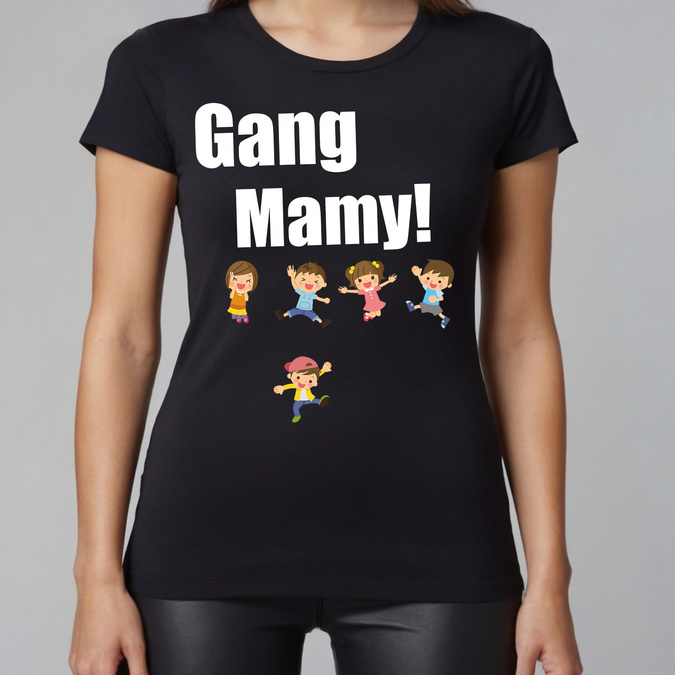 Gang mamy - koszulka damska