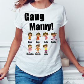 Gang mamy - koszulka damska