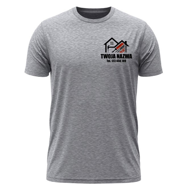 Koszulka z LOGO dla Firm Budowlanych - Nadruk Firmowy