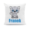 Kot - poduszka z imieniem