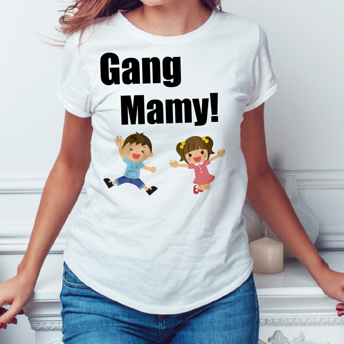 Gang mamy - koszulka damska