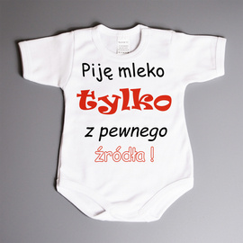 Piję mleko tylko z pewnego źródła - body niemowlęce