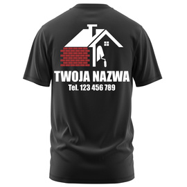 Koszulka z LOGO dla Firm Budowlanych - Nadruk Firmowy