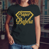 Super babcia - koszulka damska - złoty nadruk