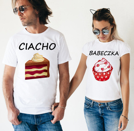 Koszulki dla par - BABECZKA I CIACHO