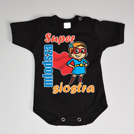 Super młodsza siostra - body niemowlęce
