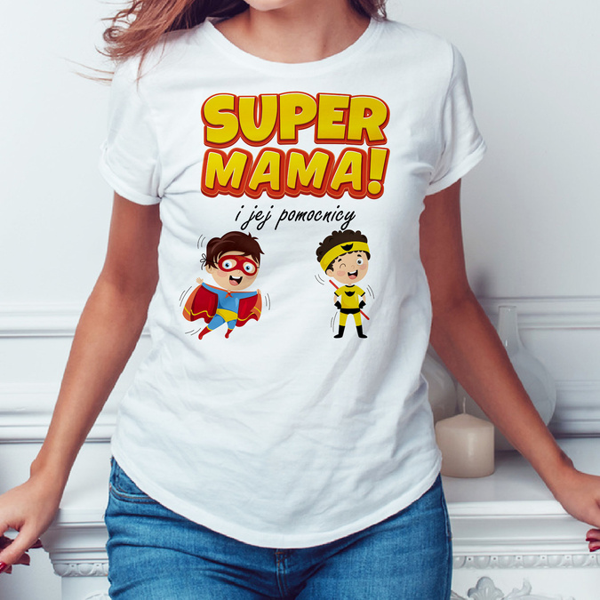 Super Mama - koszulka damska
