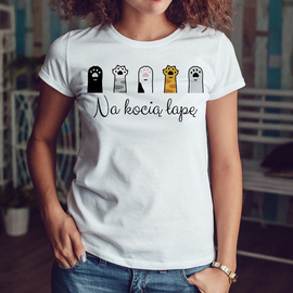 Na kocią łapę - koszulka damska