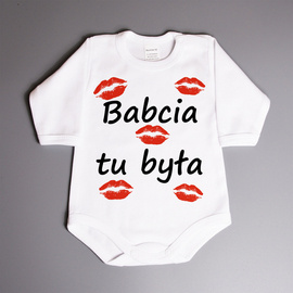 Babcia tu była - body niemowlęce