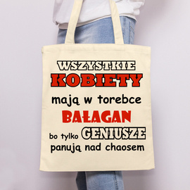 Wszystkie kobiety mają w torebce bałagan - torba