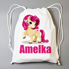 Kucyk pony - worek do przedszkola