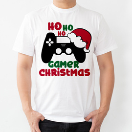 Ho ho ho Gamer Christmas - koszulka męska