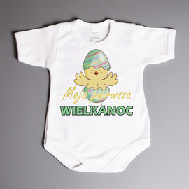 Moja pierwsza Wielkanoc - kurczak - body niemowlęce