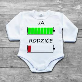 Ja, rodzice - Bateria - body niemowlęce