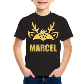 Złoty renifer - koszulka dziecięca