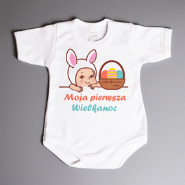 Moja pierwsza Wielkanoc - zajączek - body wielkanocne