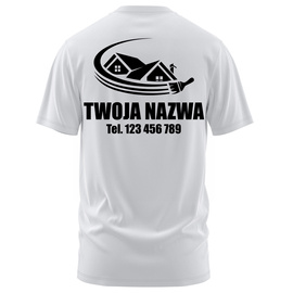 Koszulka z LOGO dla Firm Budowlanych - Nadruk Firmowy