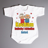 Kocham babcię i dziadka - body dziecięce