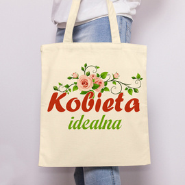 Kobieta Idealna - torba bawełniana