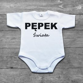 Pępek świata - body niemowlęce