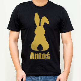 Złoty zajączek - koszulka męska