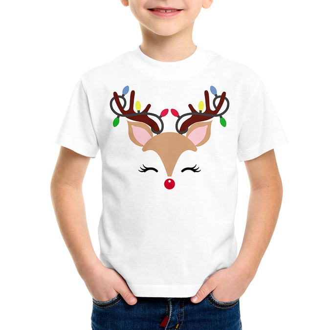 Koszulka świąteczna z imieniem - koszulka dla dziewczynki