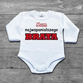 Mam najwspanialszego brata - body niemowlęce