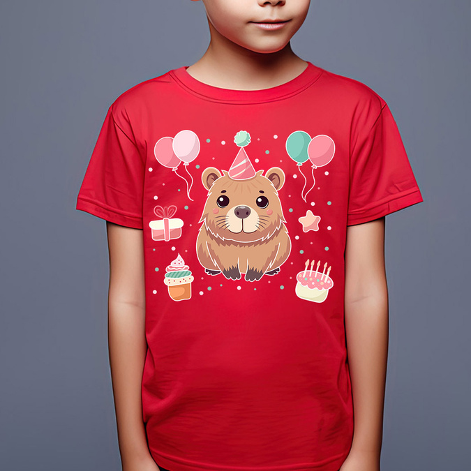 Kapibara koszulka dziecięca na urodziny