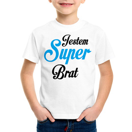 Jestem super brat - koszulka dziecięca