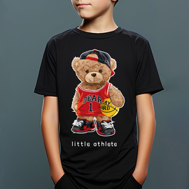 Little athlete - koszulka z misiem
