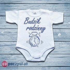 Budzik rodzinny  - body niemowlęce