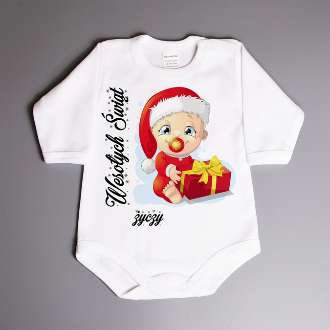 Wesołych Świąt życzy (imię) - body świąteczne