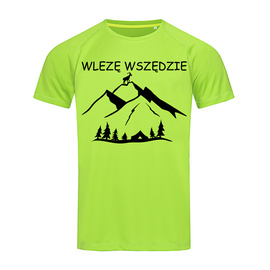 Wlezę wszędzie - koszulka sportowa