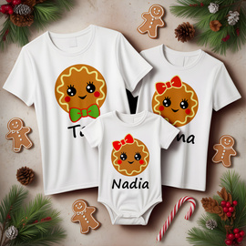 Zestaw Świąteczny ciasteczka dla mamy, taty i córki