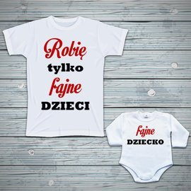 Zestaw - Robię tylko fajne dzieci