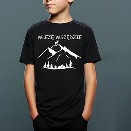 Wlezę wszędzie - koszulka dziecięca