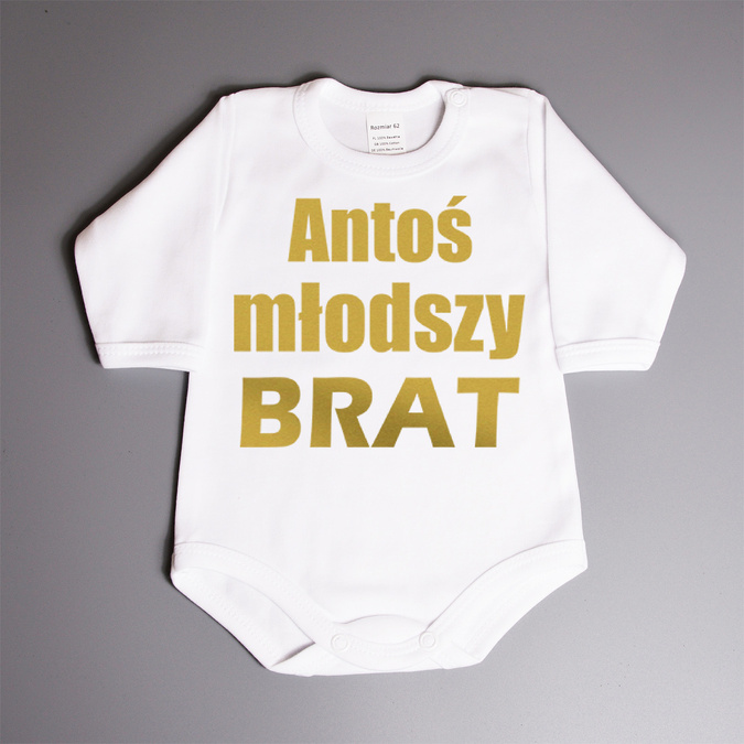 Zestaw Starszy i młodszy brat - złoty nadruk