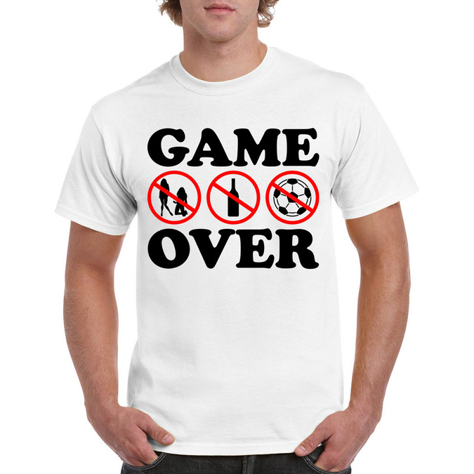 Game over - koszulka na wieczór kawalerski