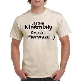 Jestem nieśmiały - koszulka męska