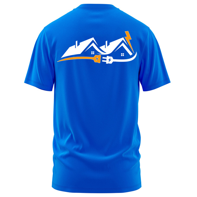 Koszulka z LOGO dla Firm Elektrycznych - Nadruk Firmowy