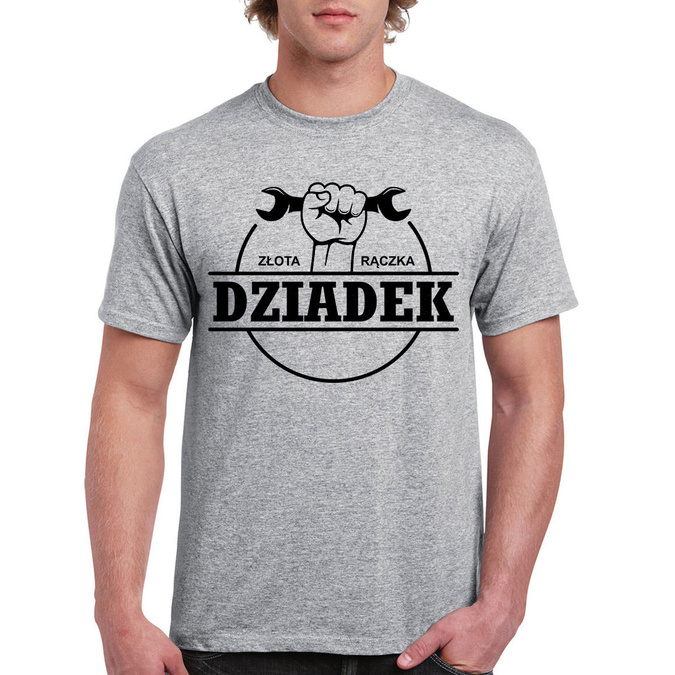 Dziadek złota rączka - koszulka męska