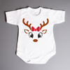 Body świąteczne z reniferem dla dziewczynki